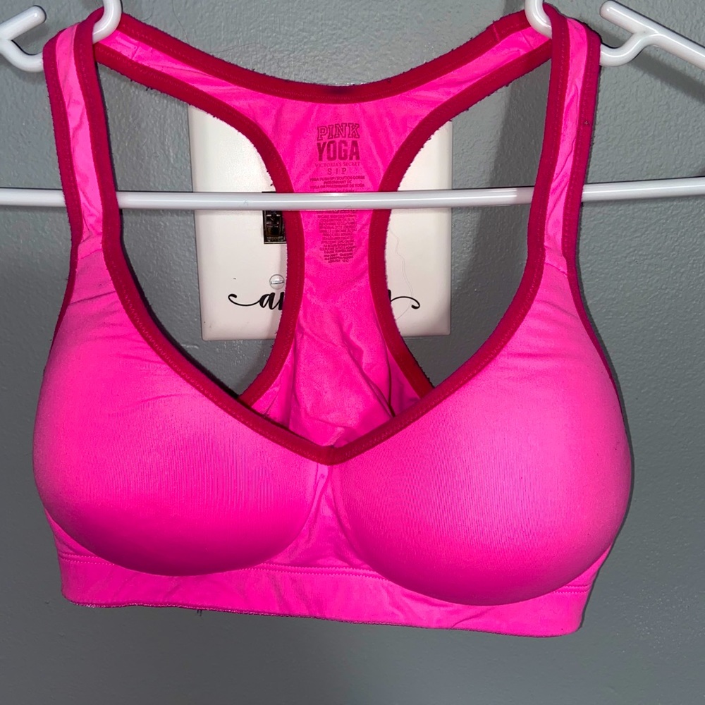 PINK sports bra with padding